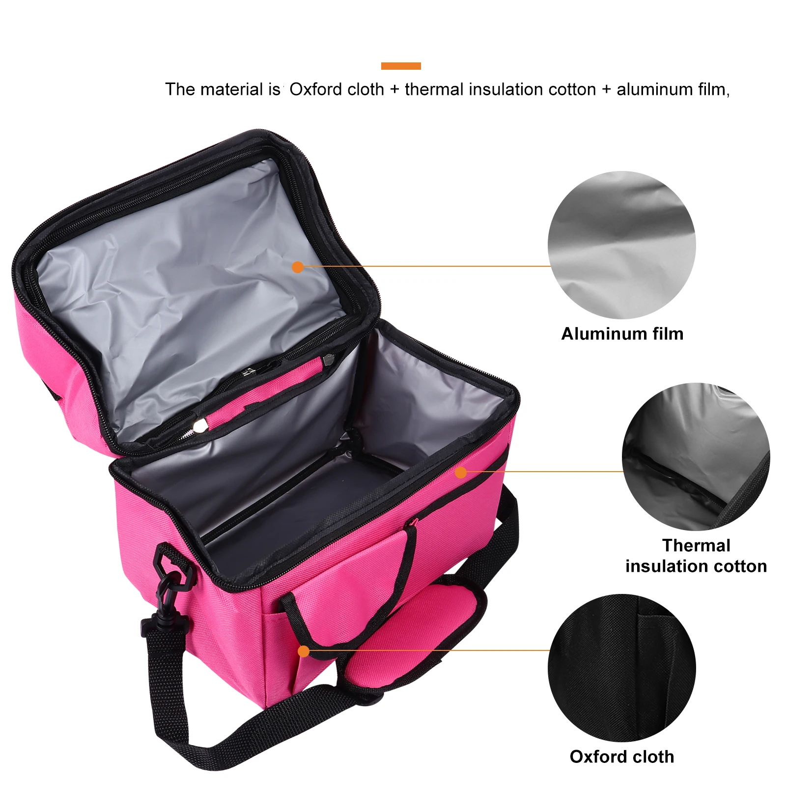 Insulated Bag Large Capacity Wear Resistant Practical Storage Pink Outdoor Bento Picnic Waterproof Heavy Duty Fruit Kitchen
Insulated Bag Large Capacity Wear Resistant Practical Storage Pink Outdoor Bento Picnic Waterproof Heavy Duty Fruit Kitchen
