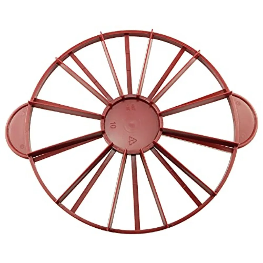 Cake Marker Round Cake Slice and Pie Slicer Divider 10 or 12 Slices Double Sided Cake Portion Marker Red
Cake Marker Round Cake Slice and Pie Slicer Divider 10 or 12 Slices Double Sided Cake Portion Marker Red