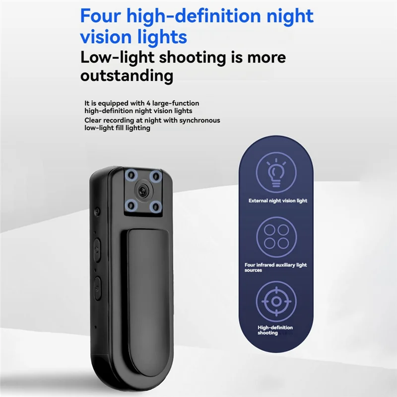 M18K-HD 1080P Body Camera With Night Vision Wifi And 180 Degree Rotatable Lens Security Wearable Cam For Outdoor Activities
M18K-HD 1080P Body Camera With Night Vision Wifi And 180 Degree Rotatable Lens Security Wearable Cam For Outdoor Activities
