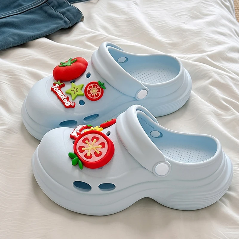 Cute Chunky Platform Clogs Shoes Women 2026 Summer Closed Toe Wedges Sandals Woman Non Slip Thick Bottom Eva Garden Shoes Female
Cute Chunky Platform Clogs Shoes Women 2026 Summer Closed Toe Wedges Sandals Woman Non Slip Thick Bottom Eva Garden Shoes Female