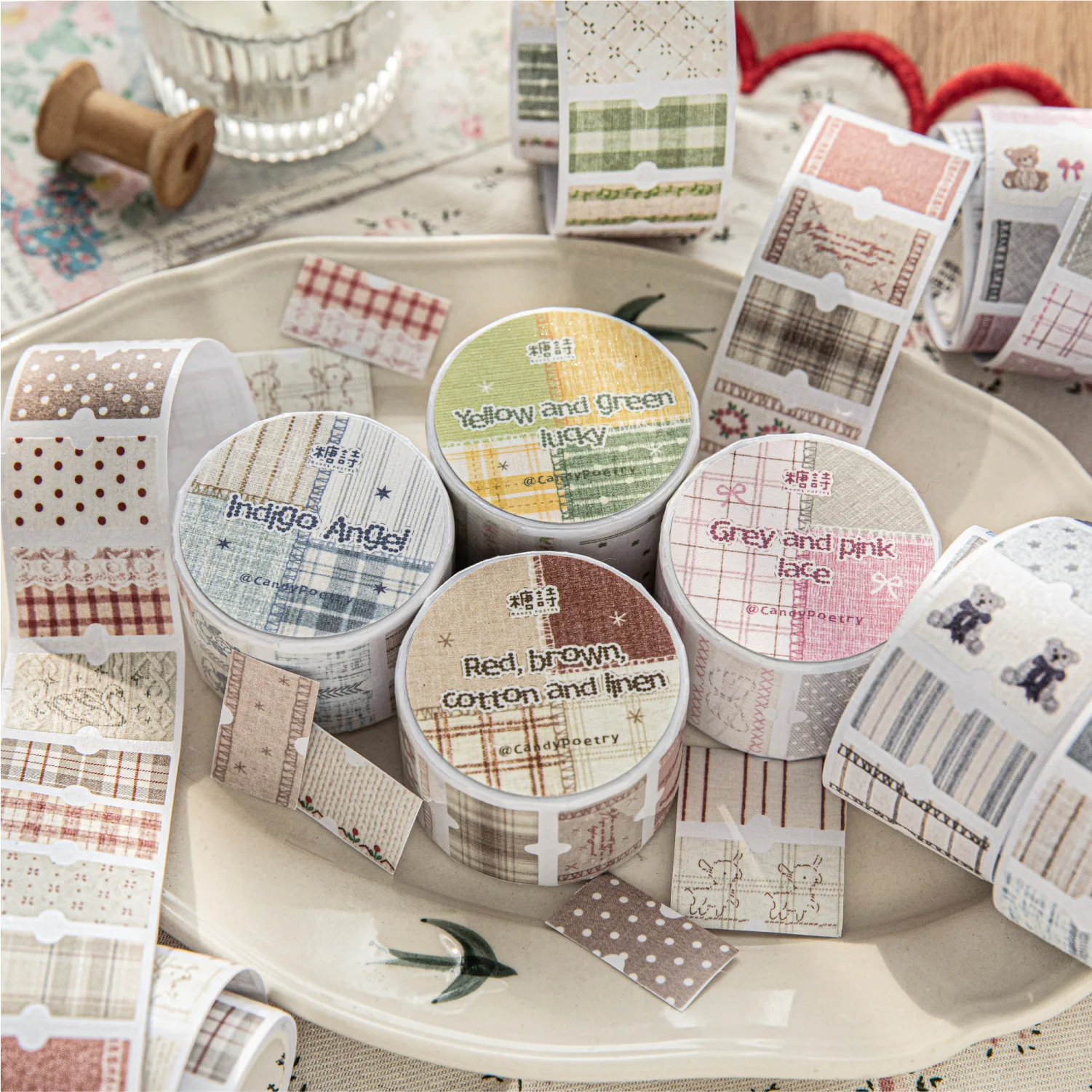 1pcs/lot Decorative Adhesive Tapes Handmade cloth label Decorative Scrapbooking pet Japanese Stickers
1pcs/lot Decorative Adhesive Tapes Handmade cloth label Decorative Scrapbooking pet Japanese Stickers