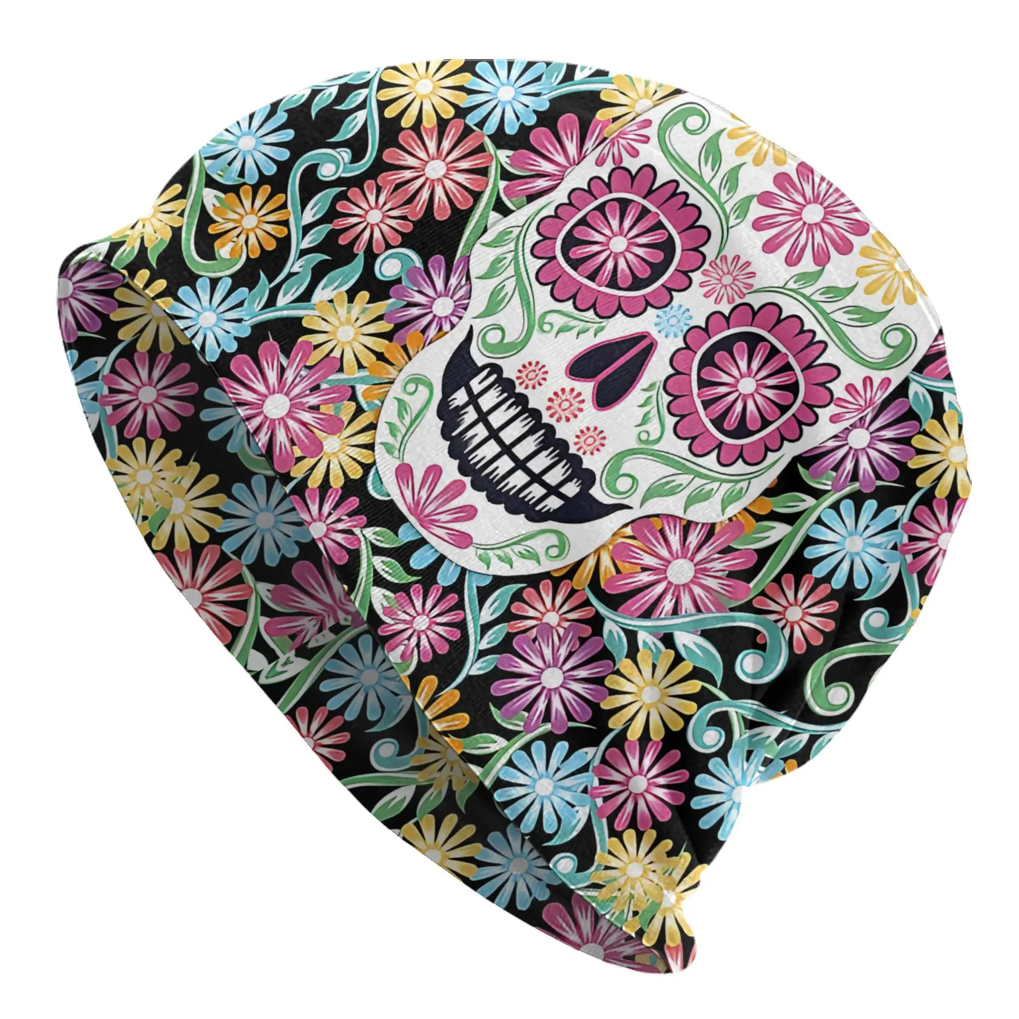 Colorful Day of The Dead Sugar Skull Beanie Vibrant Floral Knit Cap Lightweight Stretchy Spring Autumn Hip Hop Ski Hat
Colorful Day of The Dead Sugar Skull Beanie Vibrant Floral Knit Cap Lightweight Stretchy Spring Autumn Hip Hop Ski Hat
