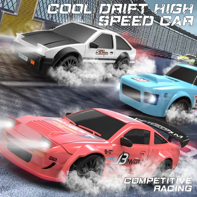15KM/H RC Cars Drift 4WD RC Car Racing Car AE86 GTR Remote Control Distance Of 60 Meters Kids Car For Boys Birthday Gift
15KM/H RC Cars Drift 4WD RC Car Racing Car AE86 GTR Remote Control Distance Of 60 Meters Kids Car For Boys Birthday Gift