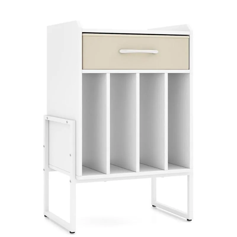 Record Player Stand with Drawer and Record Holder with Anti-toppling Kits Anti-slip Foot for Music Room, Living Room and Study
Record Player Stand with Drawer and Record Holder with Anti-toppling Kits Anti-slip Foot for Music Room, Living Room and Study