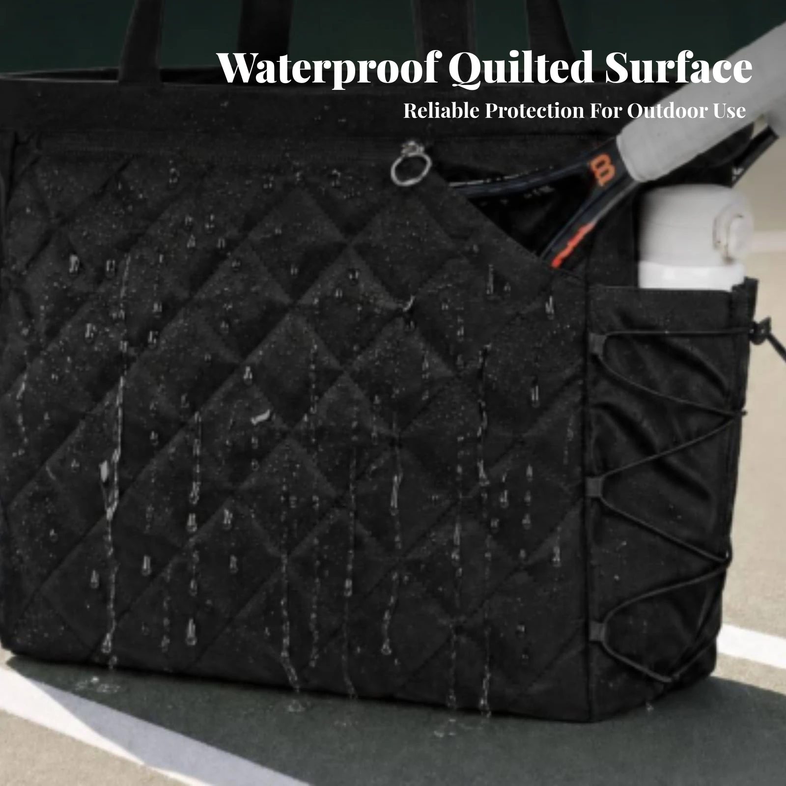 Quilted Tennis Bag Tennis Tote Bag Drawstring Closure Zippered
Quilted Tennis Bag Tennis Tote Bag Drawstring Closure Zippered