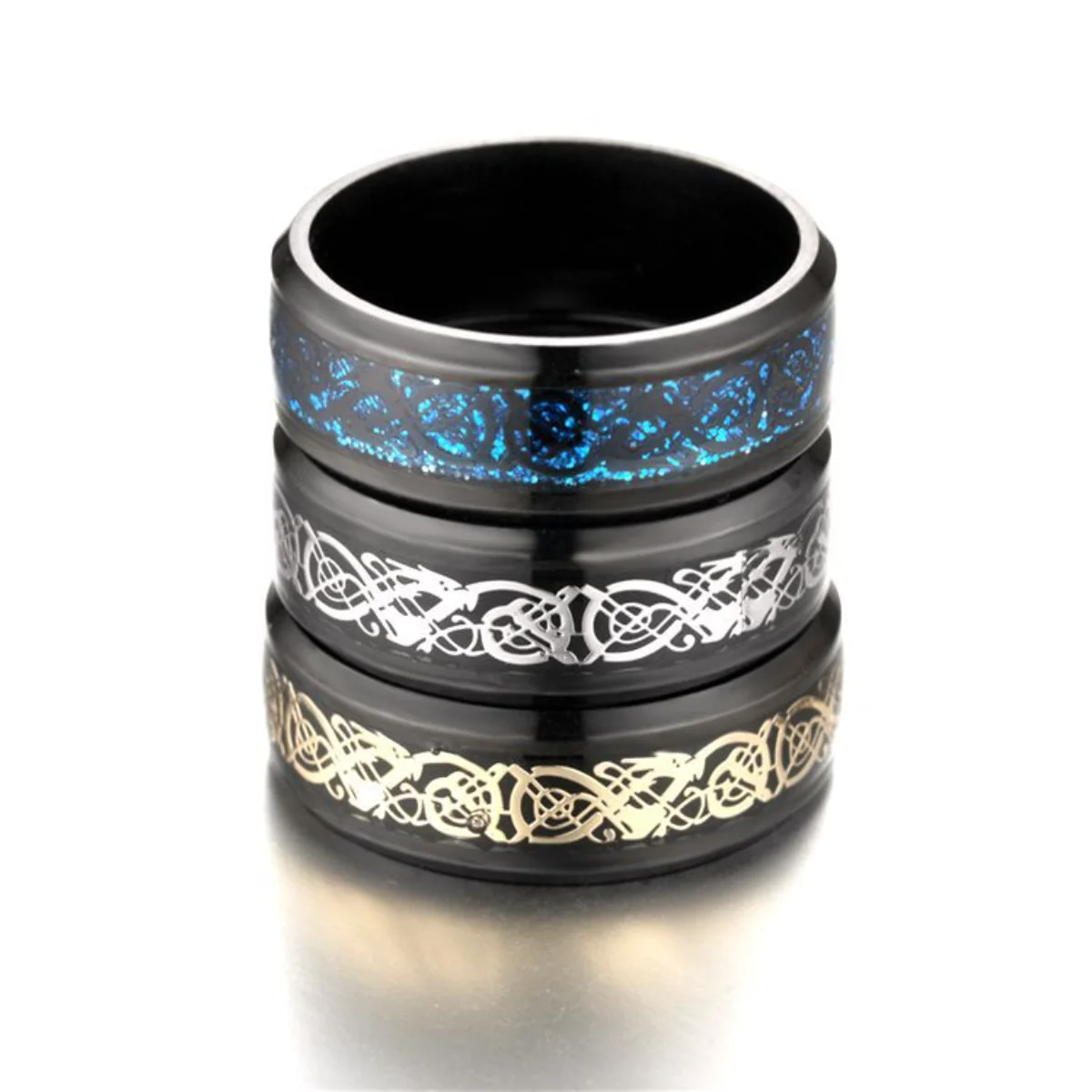 Stainless Steel Dragon Ring Couples Ring US Fashion Men's Ring Jewelry Wholesale Beautiful Personality Cool Commemorative Ring
Stainless Steel Dragon Ring Couples Ring US Fashion Men's Ring Jewelry Wholesale Beautiful Personality Cool Commemorative Ring
