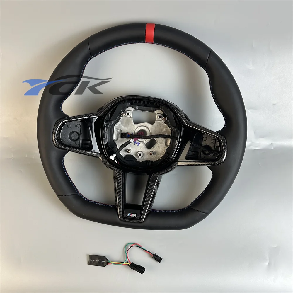Custom ALL Black Leather Steering Wheel for 2022 2023 2024 BMW X3 X5 G30 G31 G32 F97 F98 F95 F96 Car accessory
Custom ALL Black Leather Steering Wheel for 2022 2023 2024 BMW X3 X5 G30 G31 G32 F97 F98 F95 F96 Car accessory