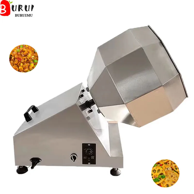 Машина для приготовления чипсов, восьмиугольный миксер, машина для приправ для закусок
Машина для приготовления чипсов, восьмиугольный миксер, машина для приправ для закусок