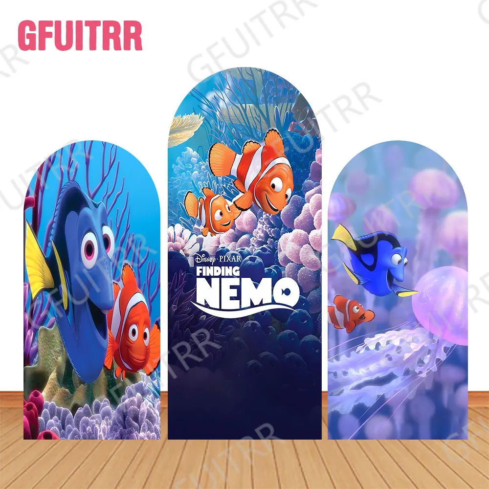 Finding Nemo Arch Backdrop Baby Shower Decoration Kids Birthday Party Photography Backdrop Double-side Zipper Covers
Finding Nemo Arch Backdrop Baby Shower Decoration Kids Birthday Party Photography Backdrop Double-side Zipper Covers
