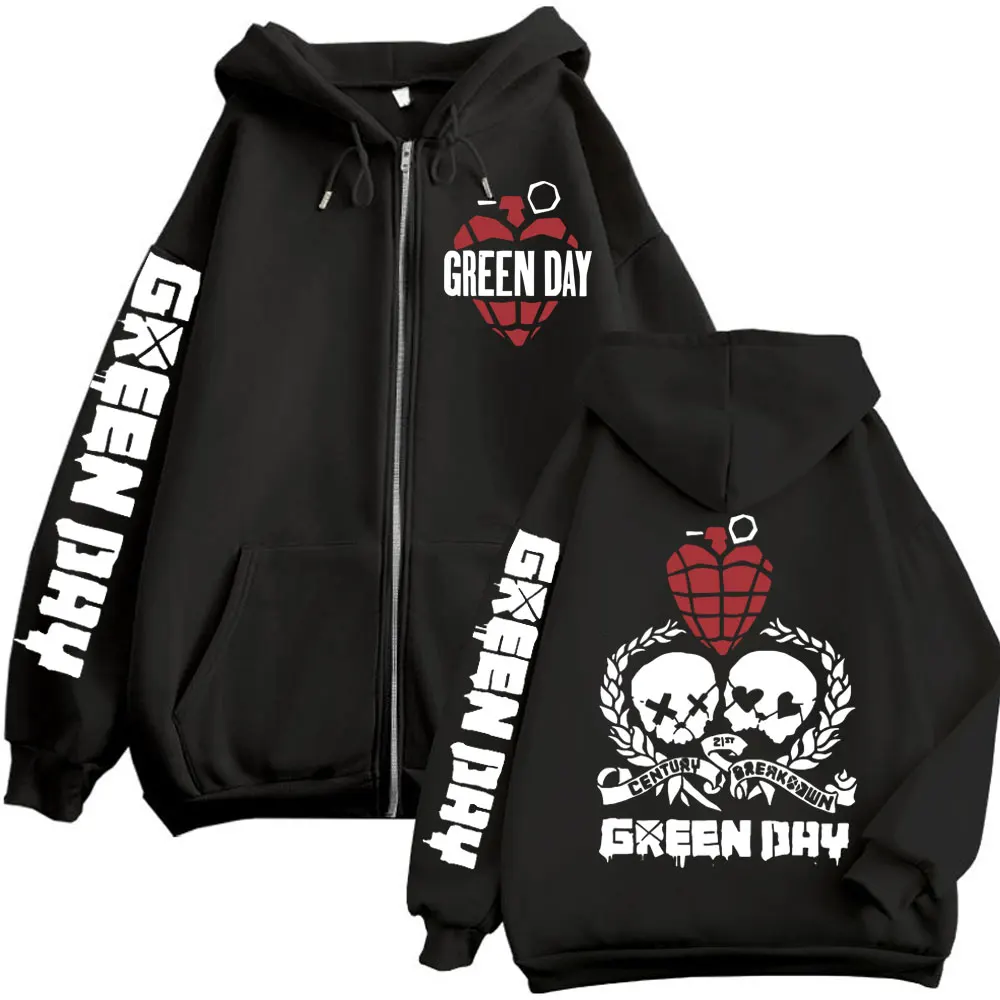 Rock Band Green Day World Tour Zipper Hoodie Fashion Vintage Y2k Zip Up Sweatshirt High Quality Fleece Clothing Pullovers Unisex
Rock Band Green Day World Tour Zipper Hoodie Fashion Vintage Y2k Zip Up Sweatshirt High Quality Fleece Clothing Pullovers Unisex