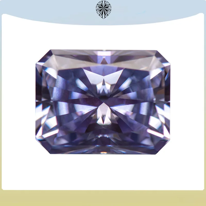 Moissanite Stone Lavender Color Radiant Cut Lab Grown Gemstone for DIY Jewelry Rings Earrings Making With GRA Certificate
Moissanite Stone Lavender Color Radiant Cut Lab Grown Gemstone for DIY Jewelry Rings Earrings Making With GRA Certificate