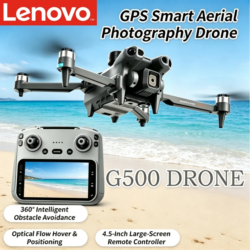 Lenovo G500 RC Quadcopter 4.5 Inch Screen GPS Drone Optical Flow Homing Obstacle Avoidance Dual WiFi Foldable Aerial Photography
Lenovo G500 RC Quadcopter 4.5 Inch Screen GPS Drone Optical Flow Homing Obstacle Avoidance Dual WiFi Foldable Aerial Photography