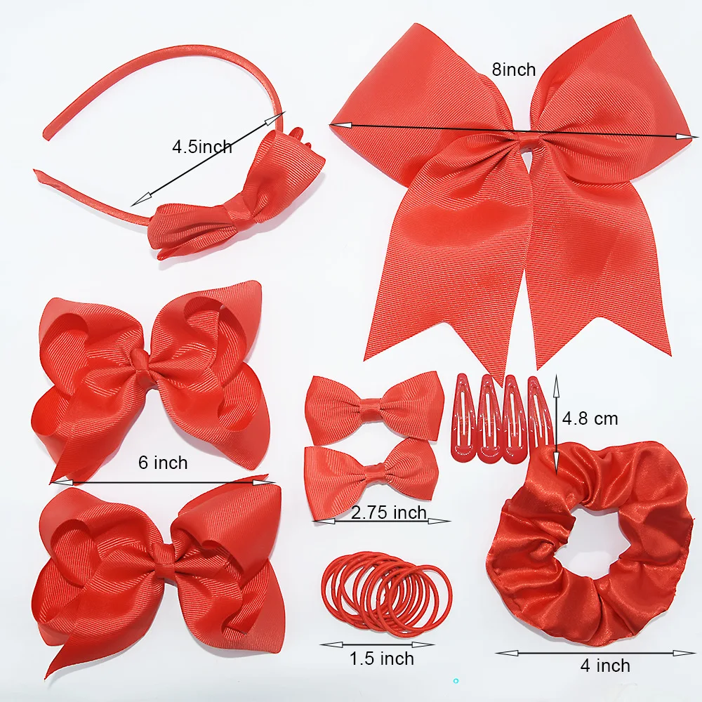 European and American 2025 Red Bow Hair Clip and Bracelet Set, Internet Red Big Swallowtail Hair Rope and Ring, Spring Hair Acce
European and American 2025 Red Bow Hair Clip and Bracelet Set, Internet Red Big Swallowtail Hair Rope and Ring, Spring Hair Acce