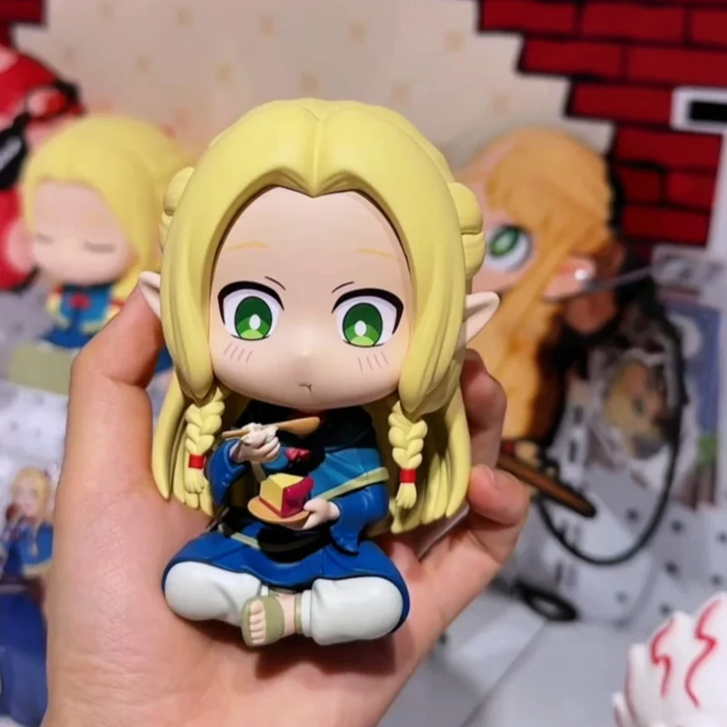 Original 14cm Delicious In Dungeon Anime Figure Cute Q-Version Sitting Marcille Cartoon Decorations Doll Surrounding Toy Gift 
Original 14cm Delicious In Dungeon Anime Figure Cute Q-Version Sitting Marcille Cartoon Decorations Doll Surrounding Toy Gift