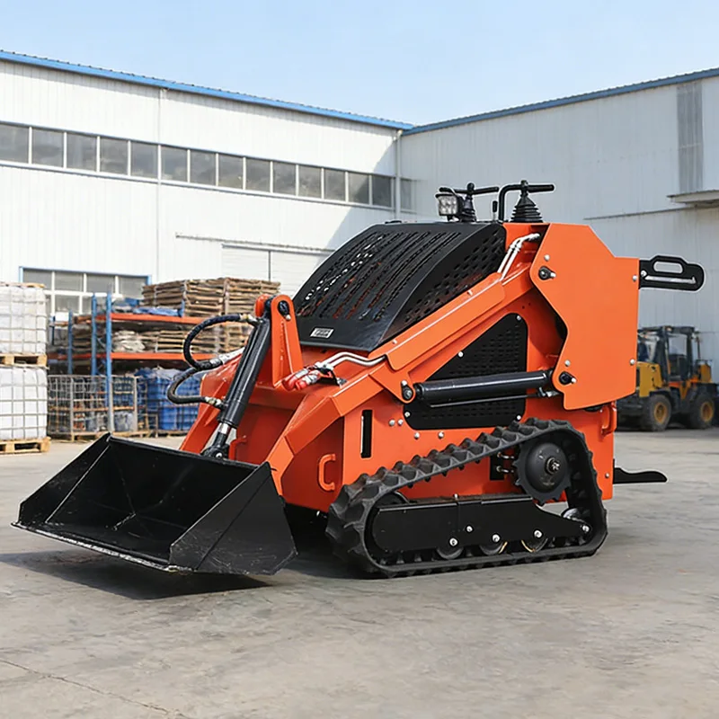 High-efficiency tracked skid steer loader, diesel, CE certified, small tracked loader, suitable for indoor operation.
High-efficiency tracked skid steer loader, diesel, CE certified, small tracked loader, suitable for indoor operation.