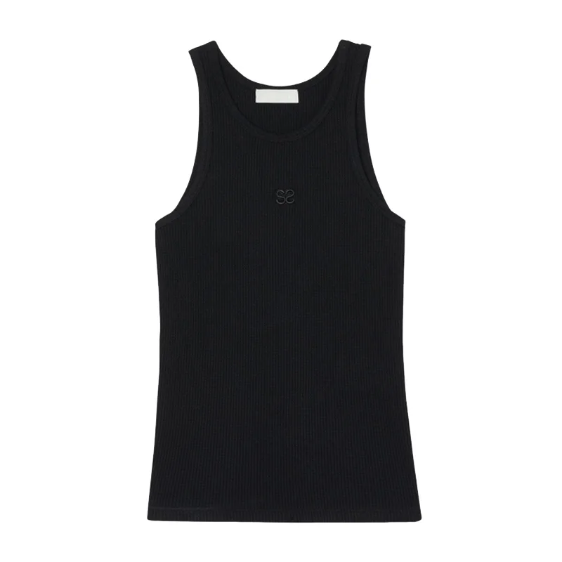 MaSandeS Summer 2023 Women's Faion round Ne ort Svel Bla Vest Street Sle Slim Fit Embroidered Single Piece
MaSandeS Summer 2023 Women's Faion round Ne ort Svel Bla Vest Street Sle Slim Fit Embroidered Single Piece