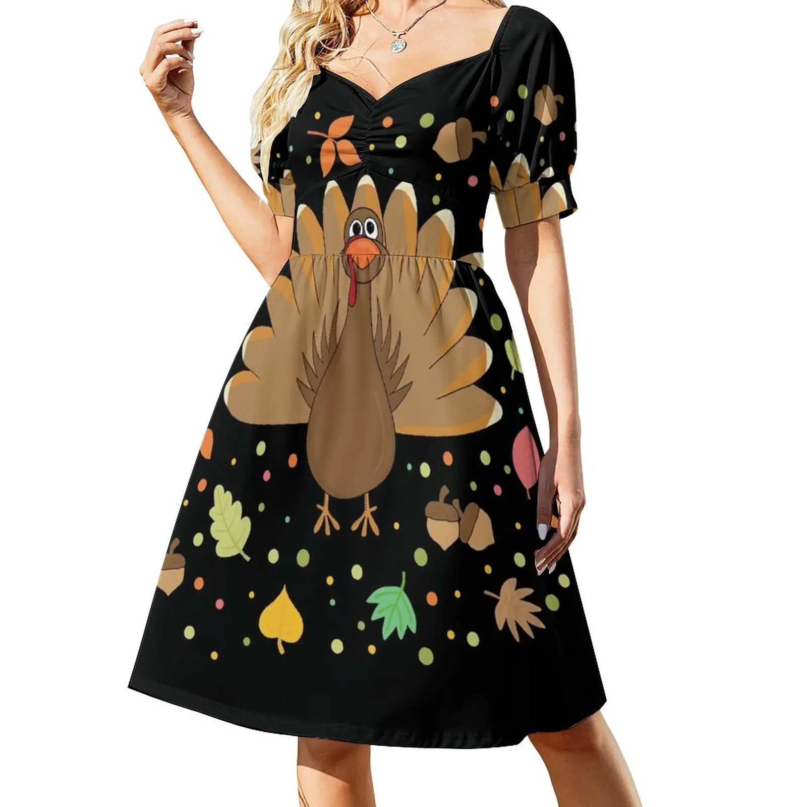 Thanksgiving Turkey Sleeveless Dress summer dress woman 2024 trendy evening dresses women Party dresses for women
Thanksgiving Turkey Sleeveless Dress summer dress woman 2024 trendy evening dresses women Party dresses for women