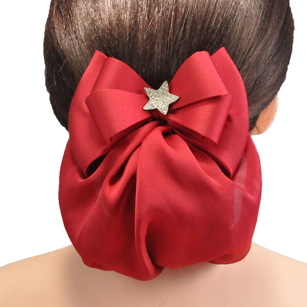 Vintage Sweet Ruffled Edges Hair Net Korean Style Ponytail Clip Bow Snood Hair Clip Nurse Women Spring Clip Waiter
Vintage Sweet Ruffled Edges Hair Net Korean Style Ponytail Clip Bow Snood Hair Clip Nurse Women Spring Clip Waiter