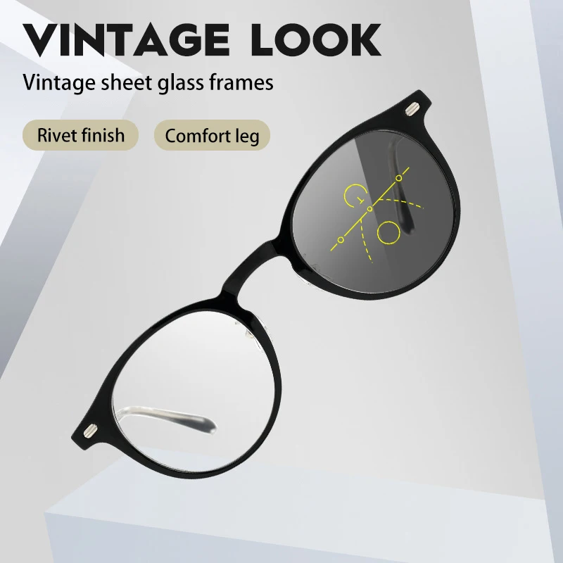 VICKI Vintage Plate Glasses Frame Female Round Small Frame Ultra-light Can Be Customized Prescription Multi-focus KBT98C21
VICKI Vintage Plate Glasses Frame Female Round Small Frame Ultra-light Can Be Customized Prescription Multi-focus KBT98C21