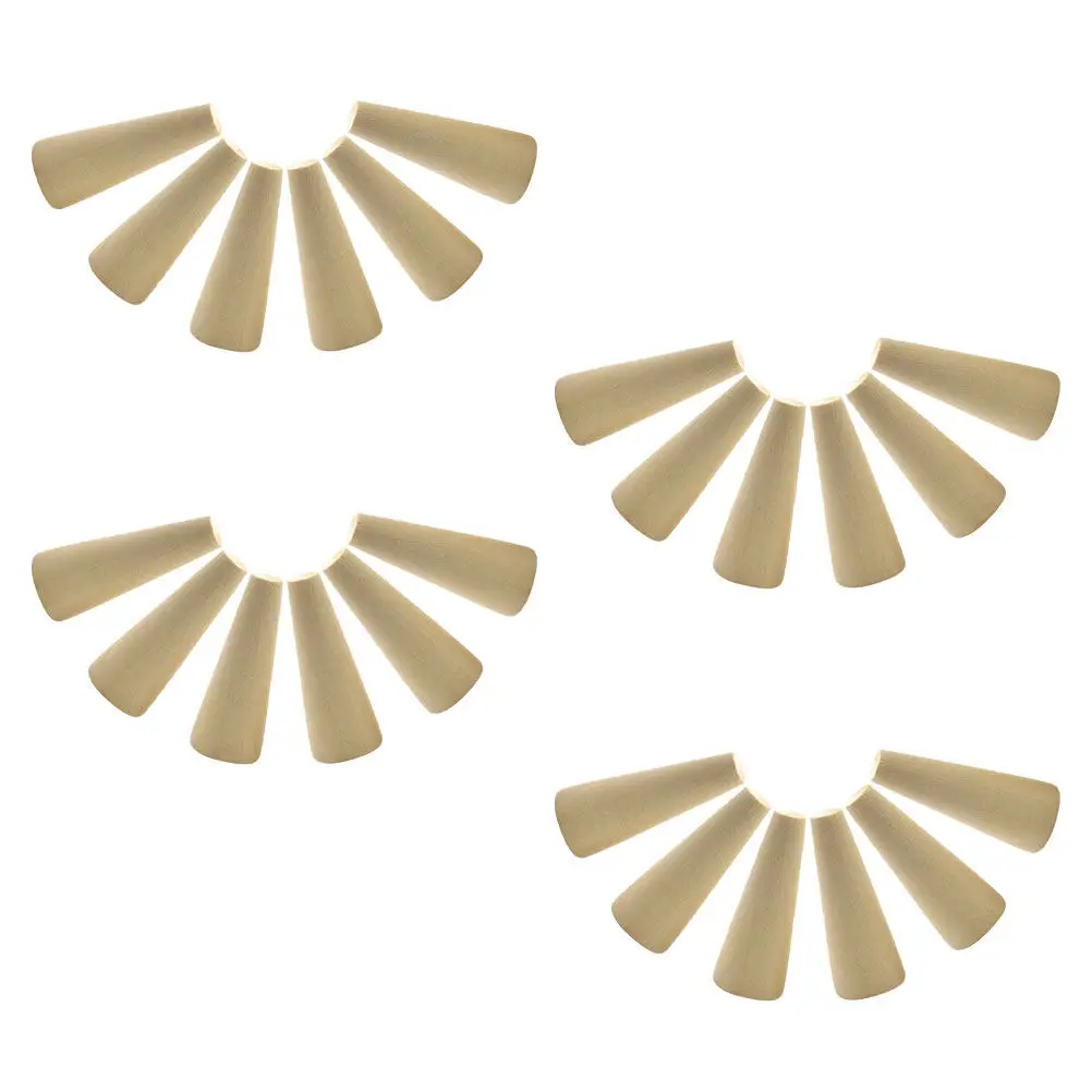 24Pcs Ring Display Stand Wood Cone Natural Wooden Ring Holder Jewelry Organizer for Retail Store Counter Jewelry Organizer
24Pcs Ring Display Stand Wood Cone Natural Wooden Ring Holder Jewelry Organizer for Retail Store Counter Jewelry Organizer