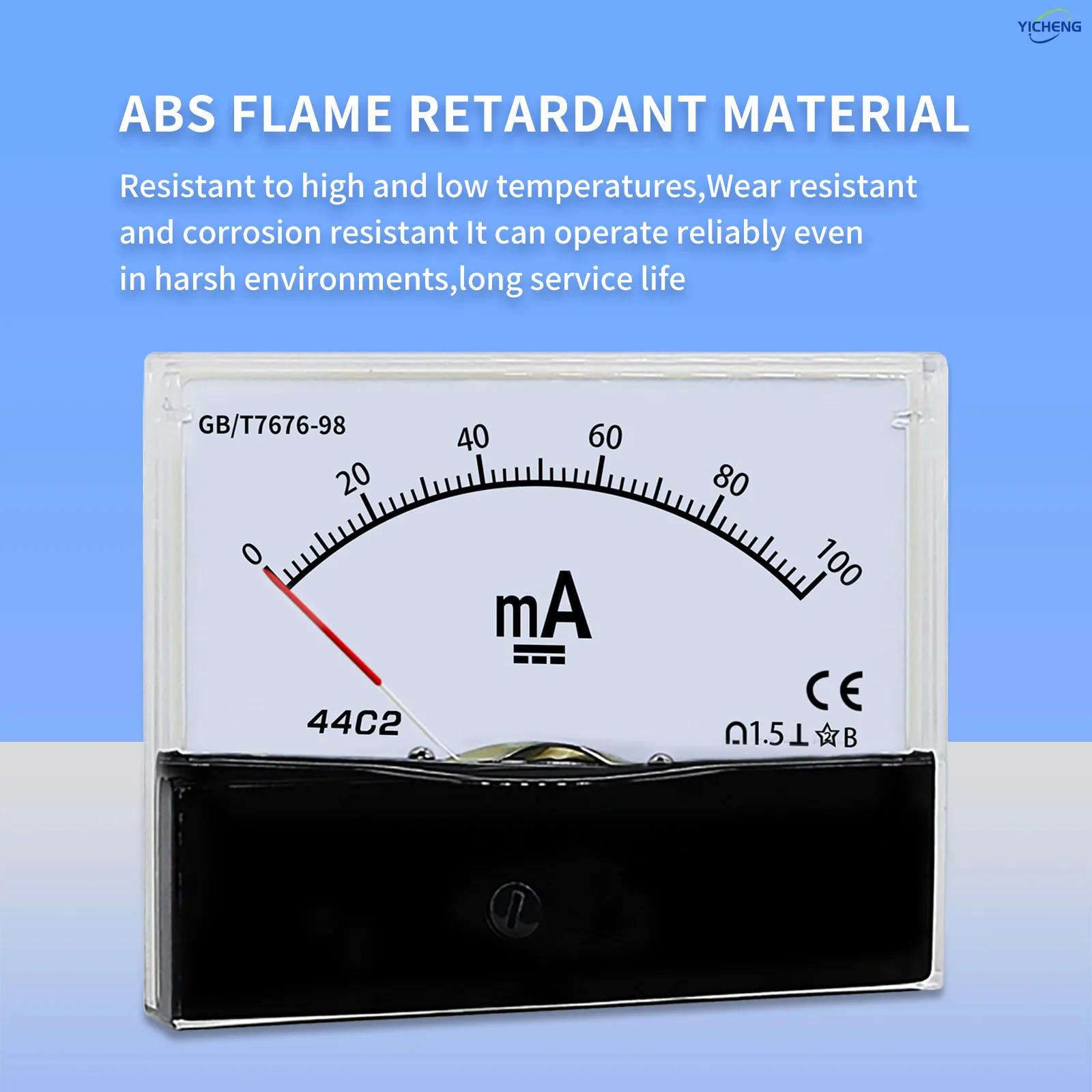 YICHENG DC/AC Milliampere meter, ammeter, small current test,Panel size80mm* 100mm, hole size 59mm
YICHENG DC/AC Milliampere meter, ammeter, small current test,Panel size80mm* 100mm, hole size 59mm