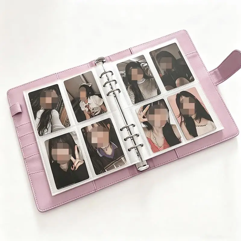 A5 Polka Dot 6 Ring Card Binder PU Leather Cover Multi Slots Trading Card Collection Storage Album Holder
A5 Polka Dot 6 Ring Card Binder PU Leather Cover Multi Slots Trading Card Collection Storage Album Holder