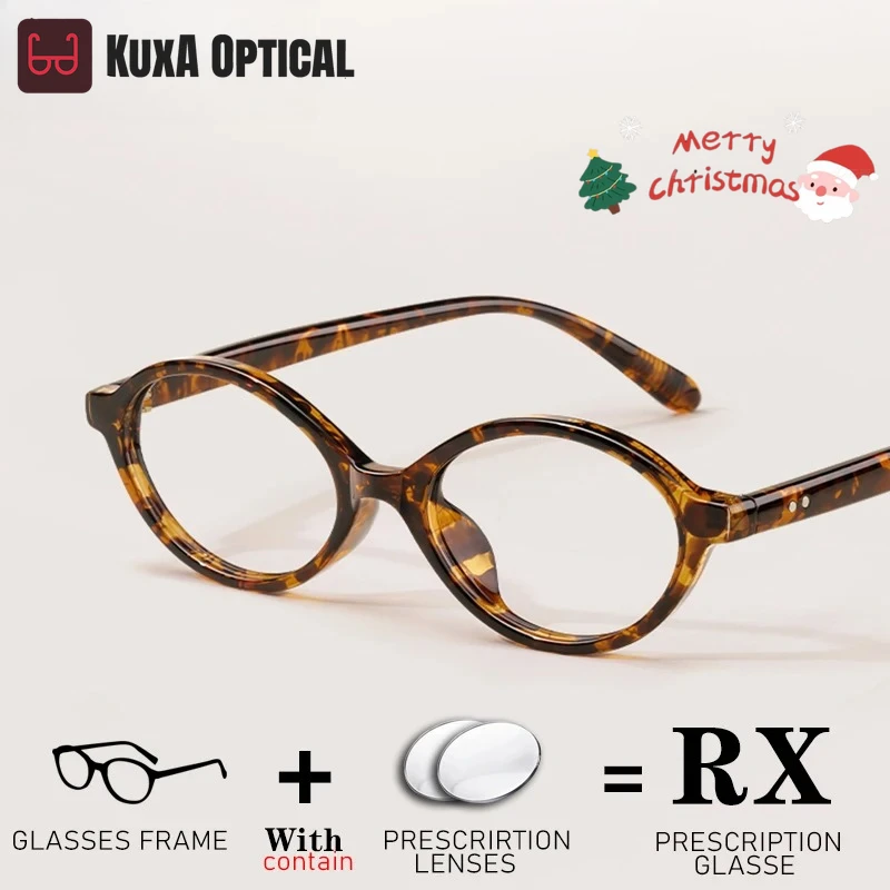 KUXA овальные модные очки по рецепту, линзы для близорукости и дальнозоркости, очки для чтения, очки с защитой от синего света
KUXA овальные модные очки по рецепту, линзы для близорукости и дальнозоркости, очки для чтения, очки с защитой от синего света