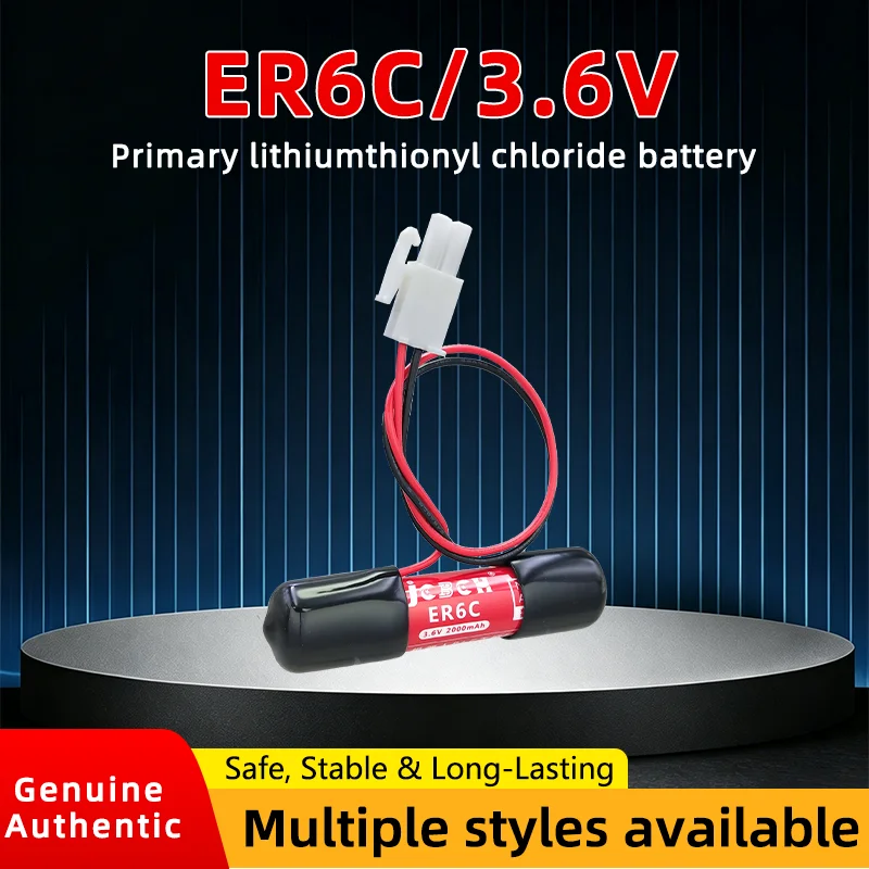 JCBCH ER6C Lithium battery 3.6V suitable for HYUNDAI modern robot encoder, robotic arm body control cabinet sensor
JCBCH ER6C Lithium battery 3.6V suitable for HYUNDAI modern robot encoder, robotic arm body control cabinet sensor