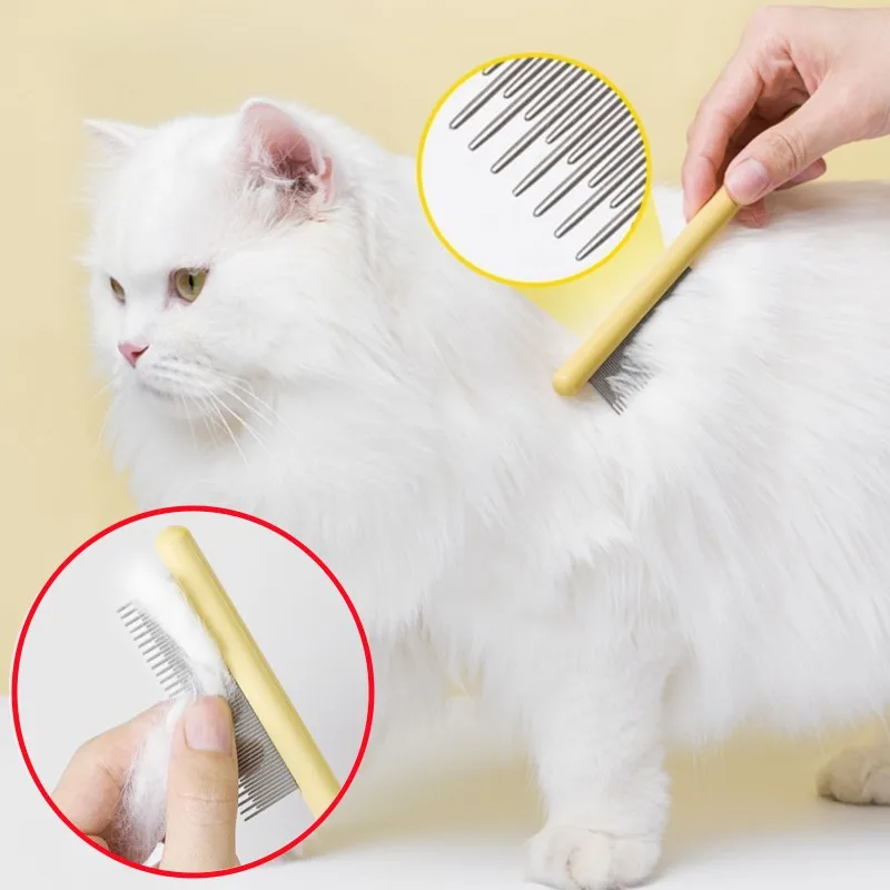 Cat Comb Massage Cat Brush Pet Hair Remover Dog Comb Pet Grooming Wooden Handle Combs for Cats Hair Knot Open Pets Accessories
Cat Comb Massage Cat Brush Pet Hair Remover Dog Comb Pet Grooming Wooden Handle Combs for Cats Hair Knot Open Pets Accessories