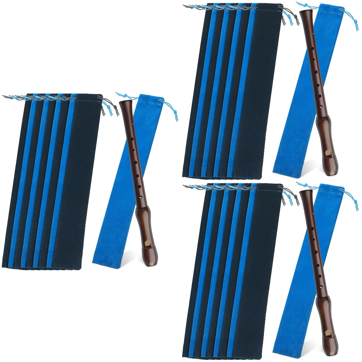 3 Pieces Instruments Clarinet Storage Bag Soprano Recorder Carry Flute Carrying Reel
3 Pieces Instruments Clarinet Storage Bag Soprano Recorder Carry Flute Carrying Reel