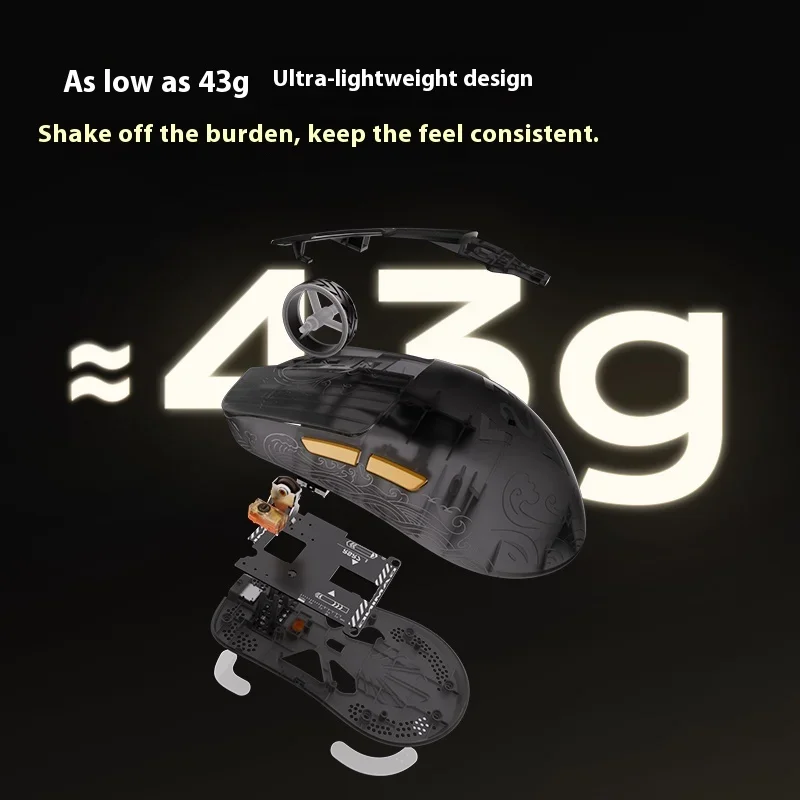 Jamesdonkey RSR7 Ultra Mouse из углеродного волокна Bluetooth Беспроводная игровая мышь 8K Paw3950 43 г Легкая эргономичная мышь для игр в подарок
Jamesdonkey RSR7 Ultra Mouse из углеродного волокна Bluetooth Беспроводная игровая мышь 8K Paw3950 43 г Легкая эргономичная мышь для игр в подарок