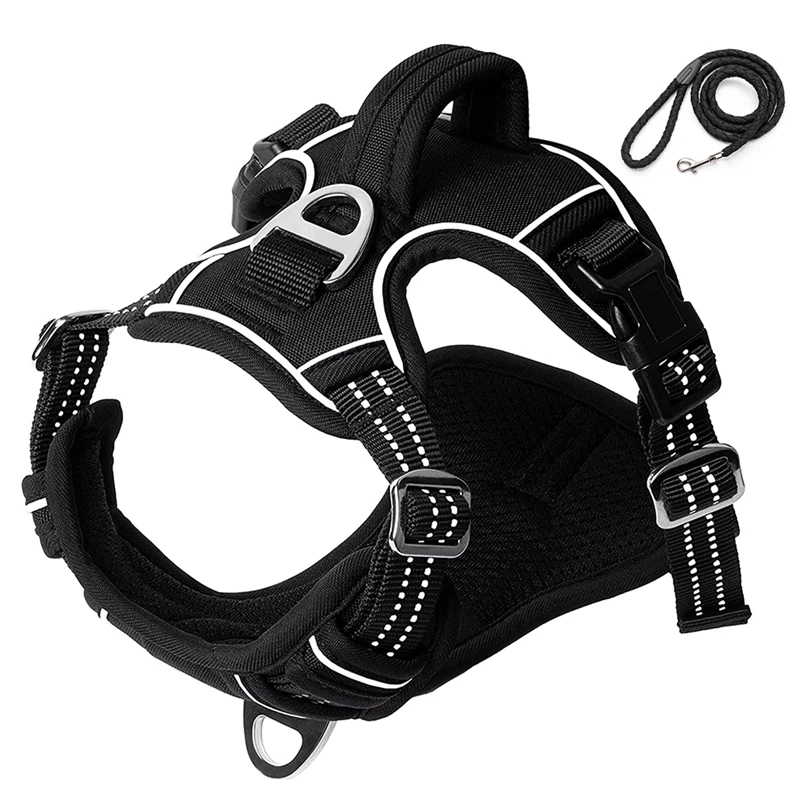 Dog Harness For Dogs Anti Pull Harness Pull Safety Harness Small Large Medium Dog Chest Harness Soft Padded (M)
Dog Harness For Dogs Anti Pull Harness Pull Safety Harness Small Large Medium Dog Chest Harness Soft Padded (M)