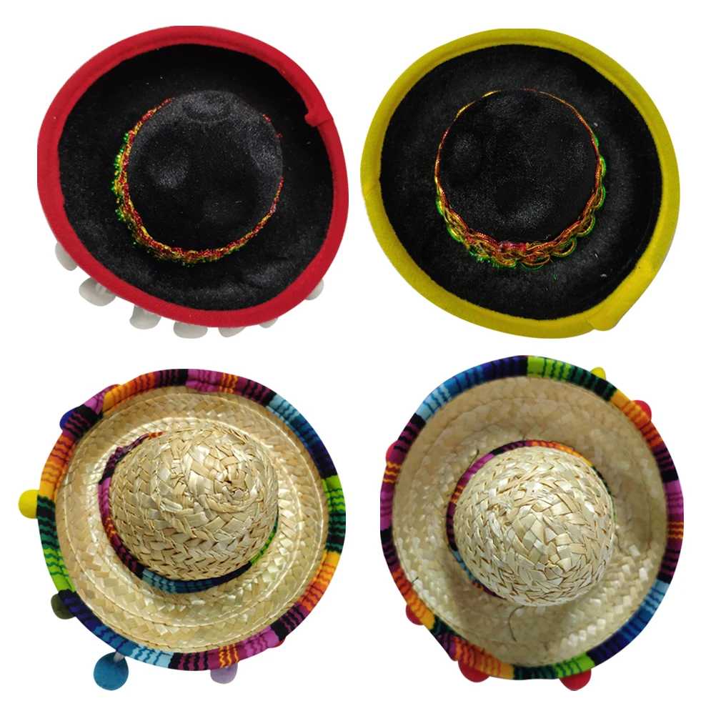 4Pcs Sombrero Headwear Party Costume Festival Hair Hoop Kids Mini Mexican Hat Headb Lightweight NonFading
4Pcs Sombrero Headwear Party Costume Festival Hair Hoop Kids Mini Mexican Hat Headb Lightweight NonFading