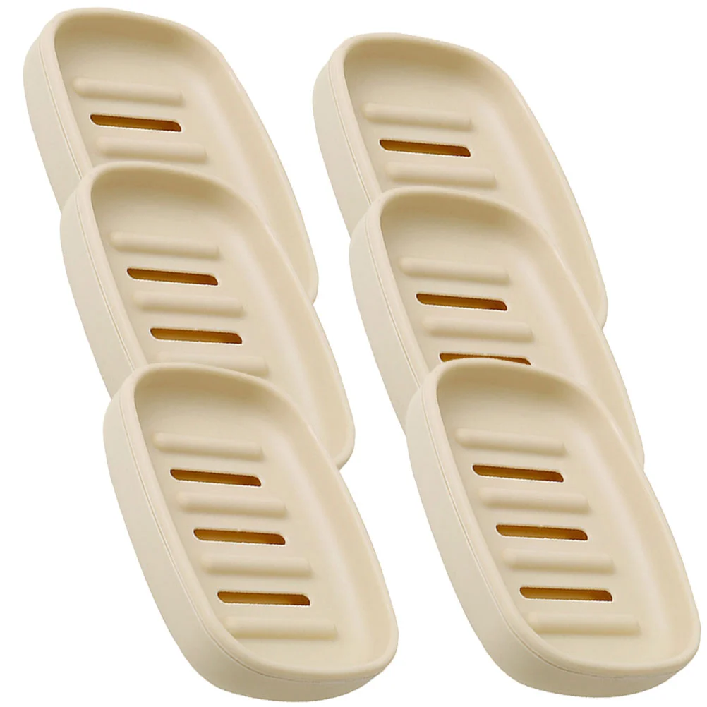 6 Pcs Shower Bathroom Kitchen Soap Box Travel Tray Container Beige Portable Holder
6 Pcs Shower Bathroom Kitchen Soap Box Travel Tray Container Beige Portable Holder