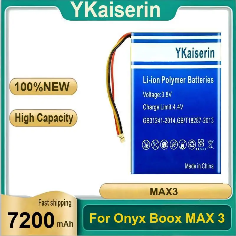 Long Lasting For Onyx Boox Max 3 E - Book Reader Battery 7200Mah Safe And Reliable MAX3
Long Lasting For Onyx Boox Max 3 E - Book Reader Battery 7200Mah Safe And Reliable MAX3