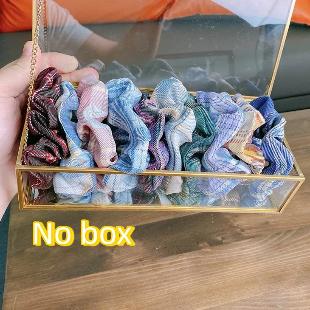 10Pcs Plaid Pattern Large Intestine Hair Tie Sweet Korean Hair Bands Elevate Hairstyles Fashion Ponytail Holder
10Pcs Plaid Pattern Large Intestine Hair Tie Sweet Korean Hair Bands Elevate Hairstyles Fashion Ponytail Holder
