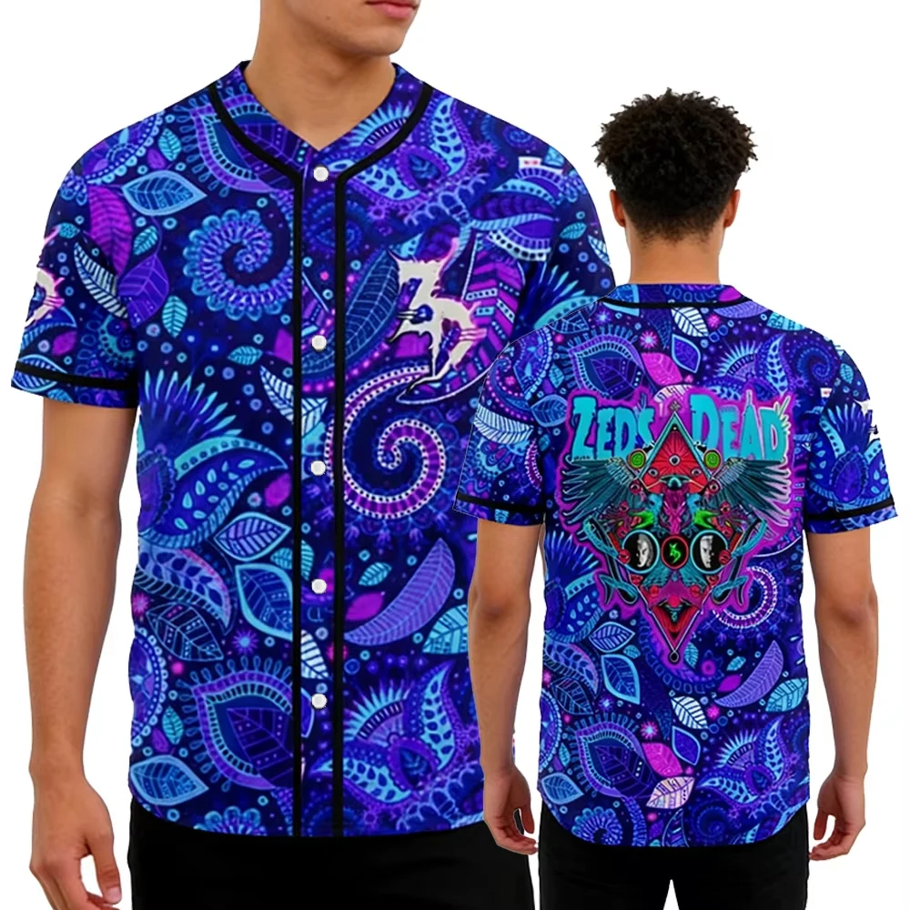 Zeds Dead Merch Jersey Baseball Jacket Shirts V-Neck Short Sleeve Button-Down Tee Women Men Streetwear Tops
Zeds Dead Merch Jersey Baseball Jacket Shirts V-Neck Short Sleeve Button-Down Tee Women Men Streetwear Tops