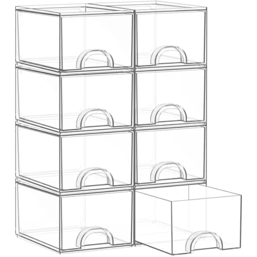 8 Pack Small Clear Stackable Acrylic Storage Boxes for Art Tool and Sketch, Storage Drawers, Storage Organizer, Clear Plastic M
8 Pack Small Clear Stackable Acrylic Storage Boxes for Art Tool and Sketch, Storage Drawers, Storage Organizer, Clear Plastic M