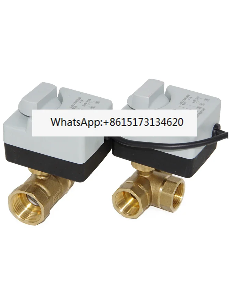 Manual integrated electric ball valve two-way three-way three-wire two-control AC220V
Manual integrated electric ball valve two-way three-way three-wire two-control AC220V