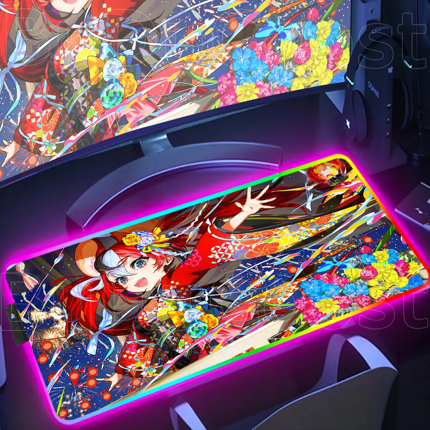 LED Computer Kawaii Colorful Keyboard Rug RGB Hololive Hakos Baelz MousePad Cool Anime Game Girl Laptop Mat Backlit desk cushion
LED Computer Kawaii Colorful Keyboard Rug RGB Hololive Hakos Baelz MousePad Cool Anime Game Girl Laptop Mat Backlit desk cushion