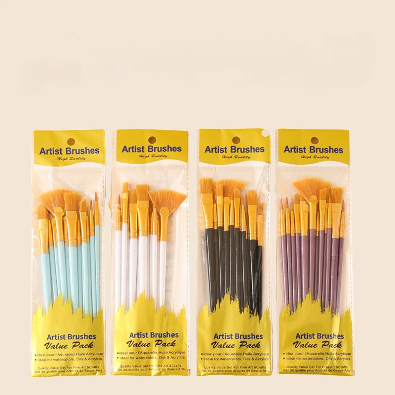 12pcs/set Simplicity Watercolor Art Brush Birch Wood Solid Color Oil Paint DIY Drawing Art Painting Brush Set Art Supplies
12pcs/set Simplicity Watercolor Art Brush Birch Wood Solid Color Oil Paint DIY Drawing Art Painting Brush Set Art Supplies