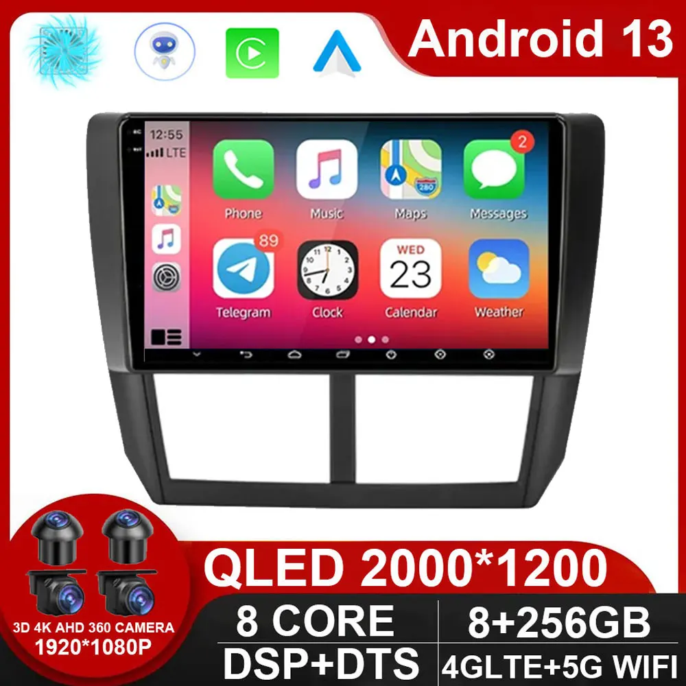 Android 13 Carplay Car Radio For Subaru Forester 3 SH 2007 - 2013 For Impreza GH GE 2 Din Multimedia Player NO 2 din Head Unit
Android 13 Carplay Car Radio For Subaru Forester 3 SH 2007 - 2013 For Impreza GH GE 2 Din Multimedia Player NO 2 din Head Unit