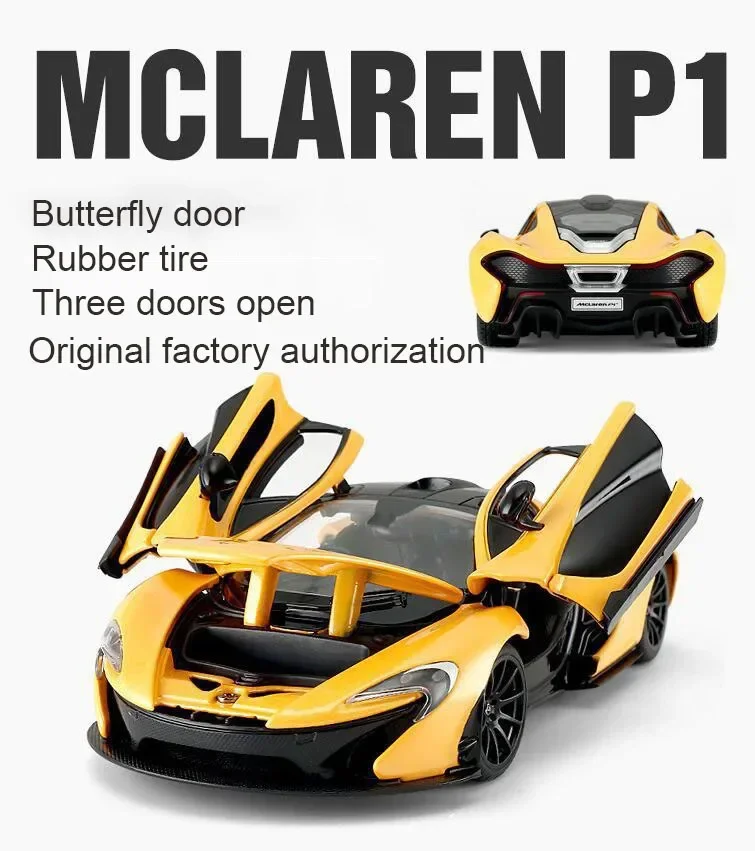 1:24 Mc P1 Alloy Die Casting Sports Car Static Model 7.48 Inches Collection Original Box Boy Gifts 3 Doors Opened F345
1:24 Mc P1 Alloy Die Casting Sports Car Static Model 7.48 Inches Collection Original Box Boy Gifts 3 Doors Opened F345