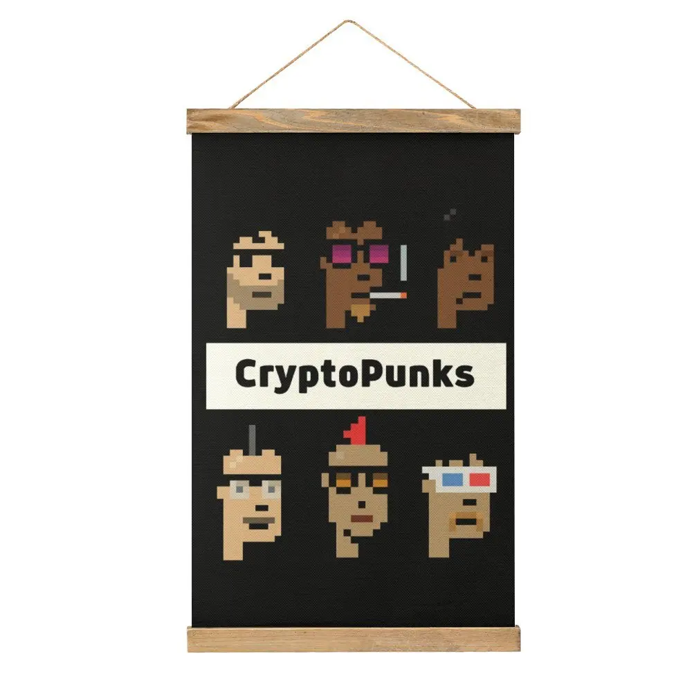CryptoPunks Active for Sale Draw Living Room Wall Decoration Canvas Hanging Picture Top Quality Funny Joke Style Decorate
CryptoPunks Active for Sale Draw Living Room Wall Decoration Canvas Hanging Picture Top Quality Funny Joke Style Decorate