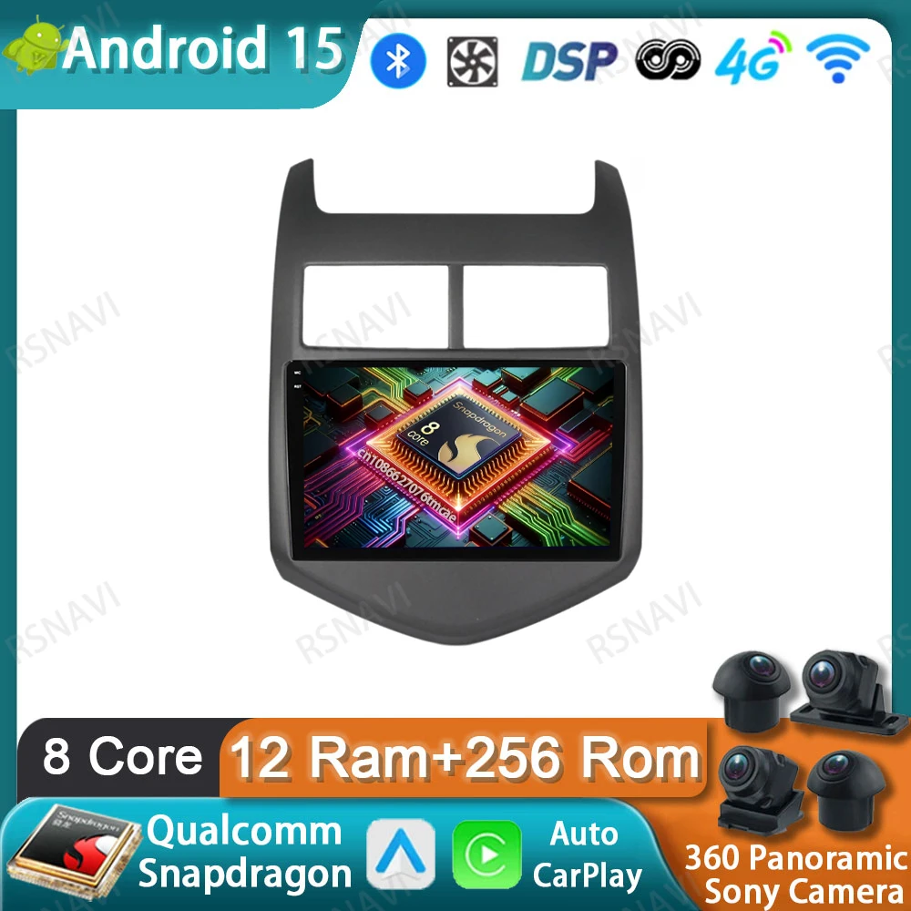 Car Radio Android 15 For Chevrolet Aveo 2 Sonic T300 2011 2012 2013 2014 2015 Qualcomm GPS AI Voice Multimedia Car Radio Stereo
Car Radio Android 15 For Chevrolet Aveo 2 Sonic T300 2011 2012 2013 2014 2015 Qualcomm GPS AI Voice Multimedia Car Radio Stereo