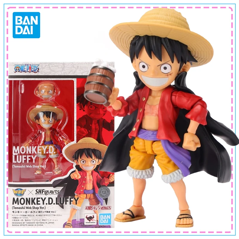 Bandai S.H.Figuarts One Piece MONKEY.D LUFFY Action Figures Genuine SHF Model Kit Collection Model for Children's Toys Gifts
Bandai S.H.Figuarts One Piece MONKEY.D LUFFY Action Figures Genuine SHF Model Kit Collection Model for Children's Toys Gifts