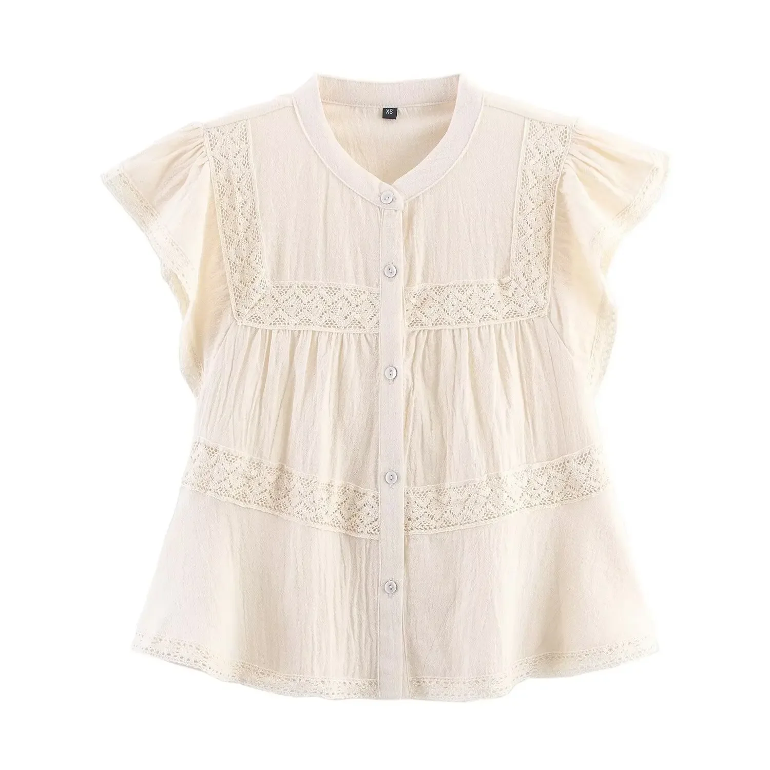 Lace crochet holiday style top Summer Women's Single Row Skirt Multi-Buled round Neck Straight Flower Hook Knitted Holiday Top
Lace crochet holiday style top Summer Women's Single Row Skirt Multi-Buled round Neck Straight Flower Hook Knitted Holiday Top
