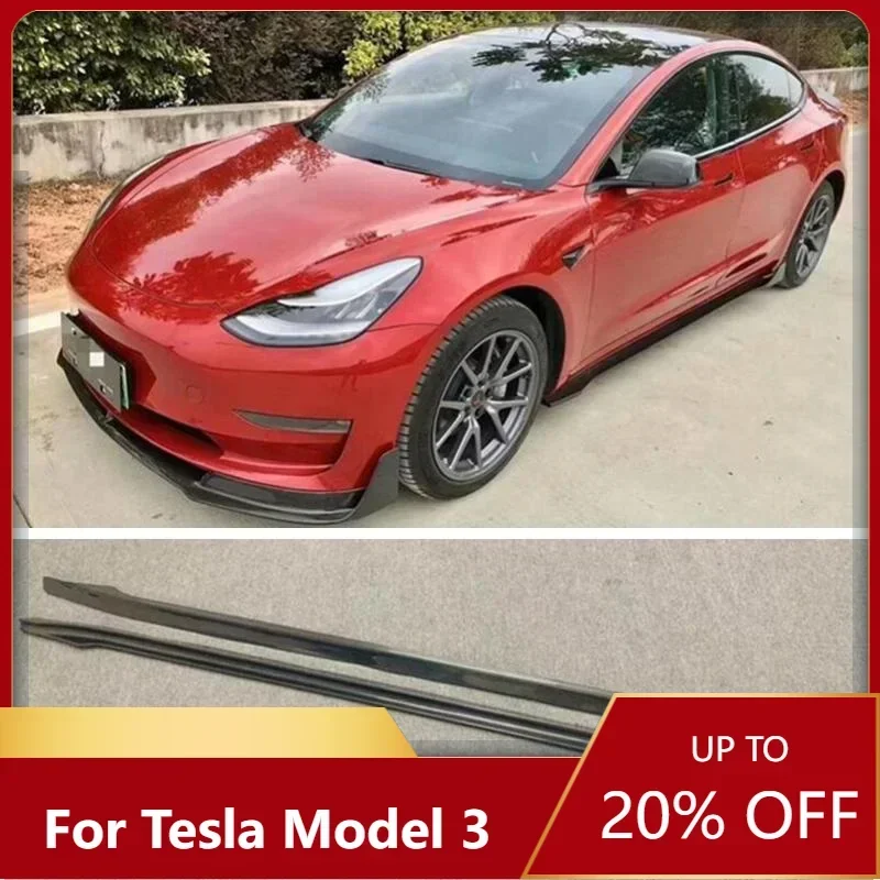 New! For Tesla Model 3 2019 2020 2021 2022 2023 High Quality REAL Carbon Fiber Body Side Skirt Kit Lip Spoiler
New! For Tesla Model 3 2019 2020 2021 2022 2023 High Quality REAL Carbon Fiber Body Side Skirt Kit Lip Spoiler