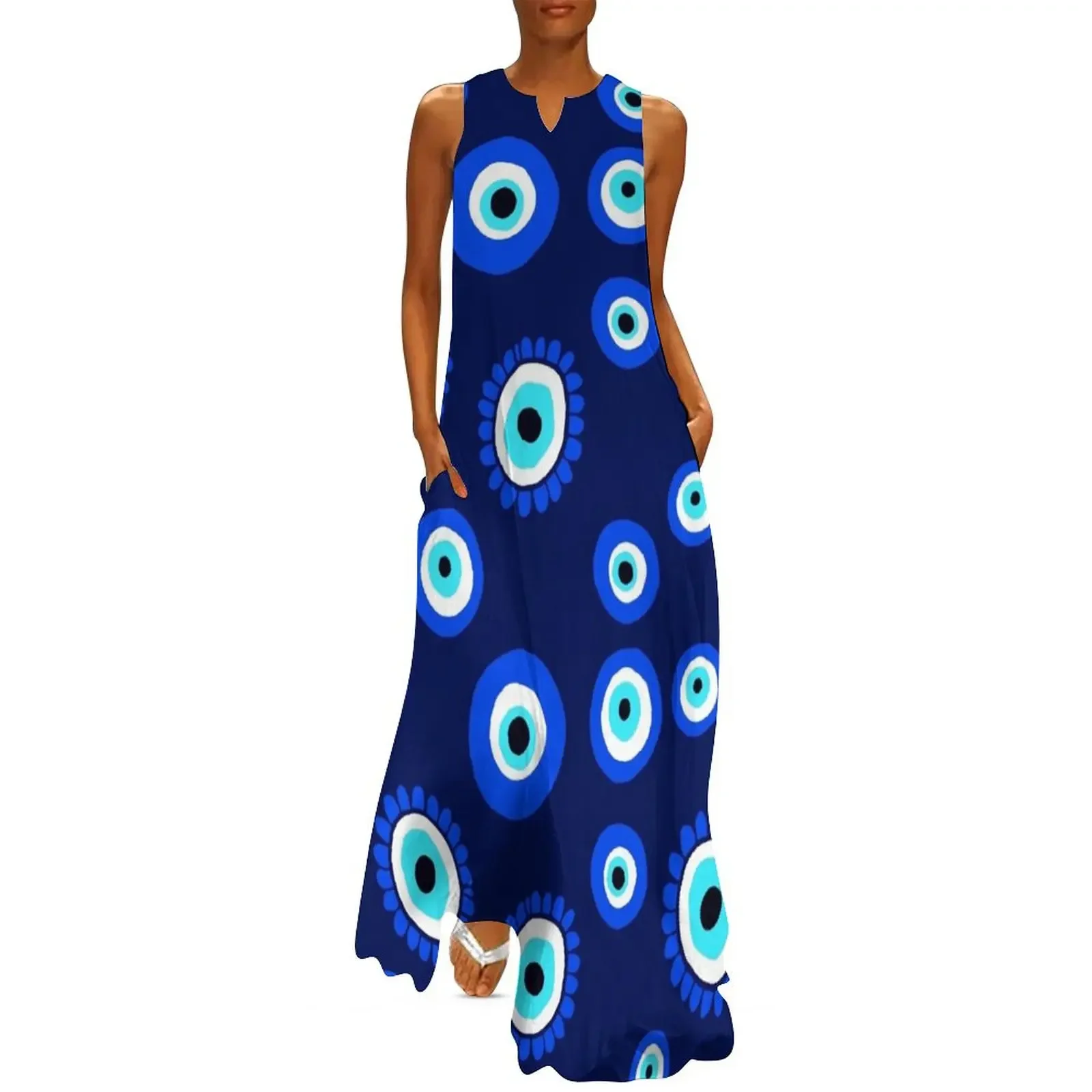 Evil Eye Talisman Stickers Long Dress dress women summer women's clothing trend 2025 fairy dress summer daily
Evil Eye Talisman Stickers Long Dress dress women summer women's clothing trend 2025 fairy dress summer daily
