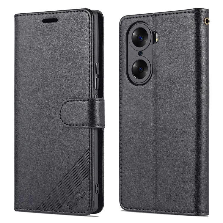 AZNS Stylish Textured PU Leather Stand Wallet Case Magnetic Clasp Shock-absorption Cover for Honor 60 - Black
AZNS Stylish Textured PU Leather Stand Wallet Case Magnetic Clasp Shock-absorption Cover for Honor 60 - Black